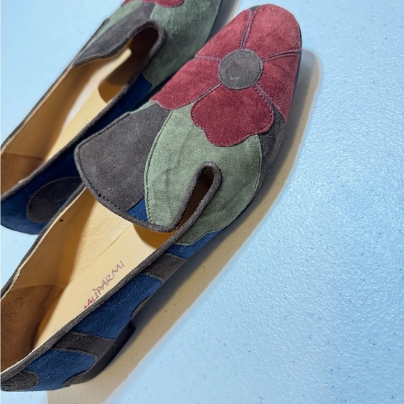 Maliparmi Floral Suede slid onLoafers - Multicolor size 40 - Picture 4 of 6